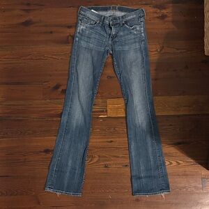 Citizens Of Humanity Dark Blue Boot Cut Jeans